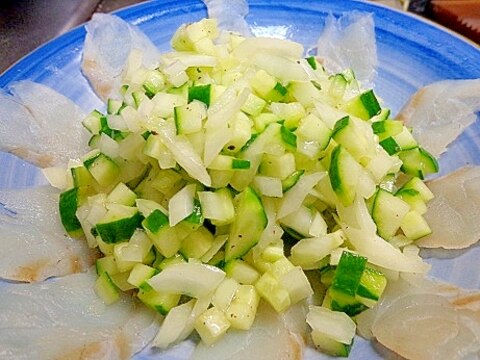 タイのカルパッチョ風サラダ